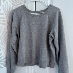 Madewell Heather Gray Crewneck Top